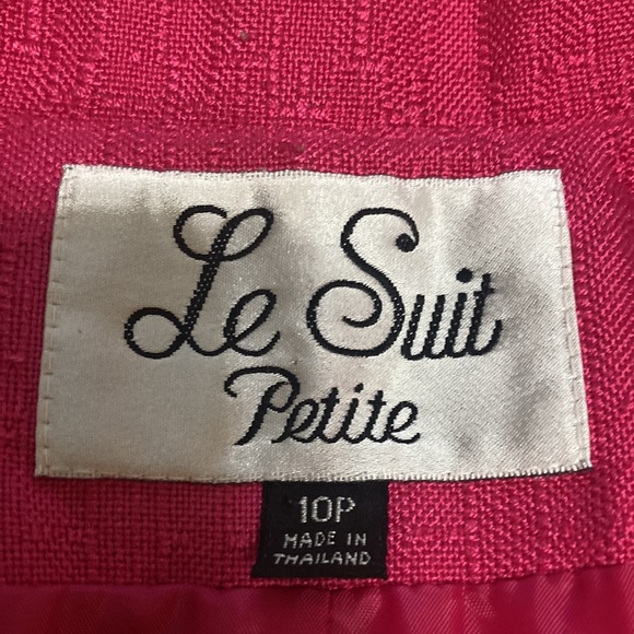 Le suit pink jacket size 10P - Picture 2 of 6